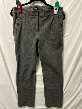 Ann Taylor Factory Gray Plaid Trousers